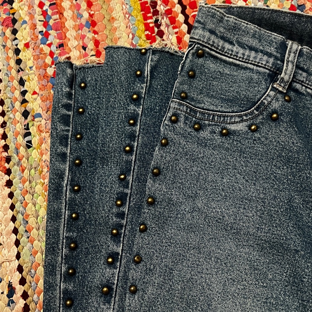 Studded Blue Jeans